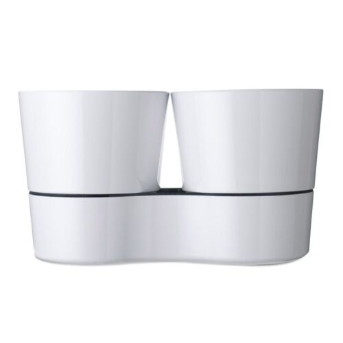 Hydro herbs pot twin white