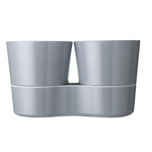 Hydro herbs pot twin grey