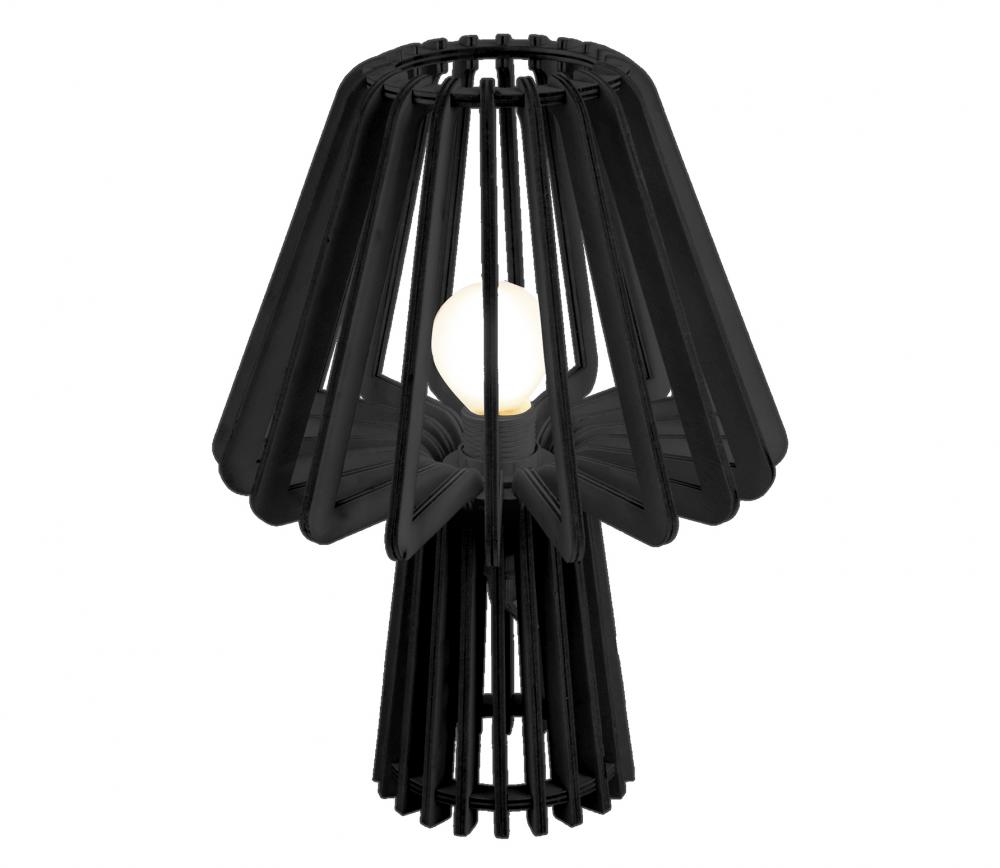 Table lamp globlar mushroom black