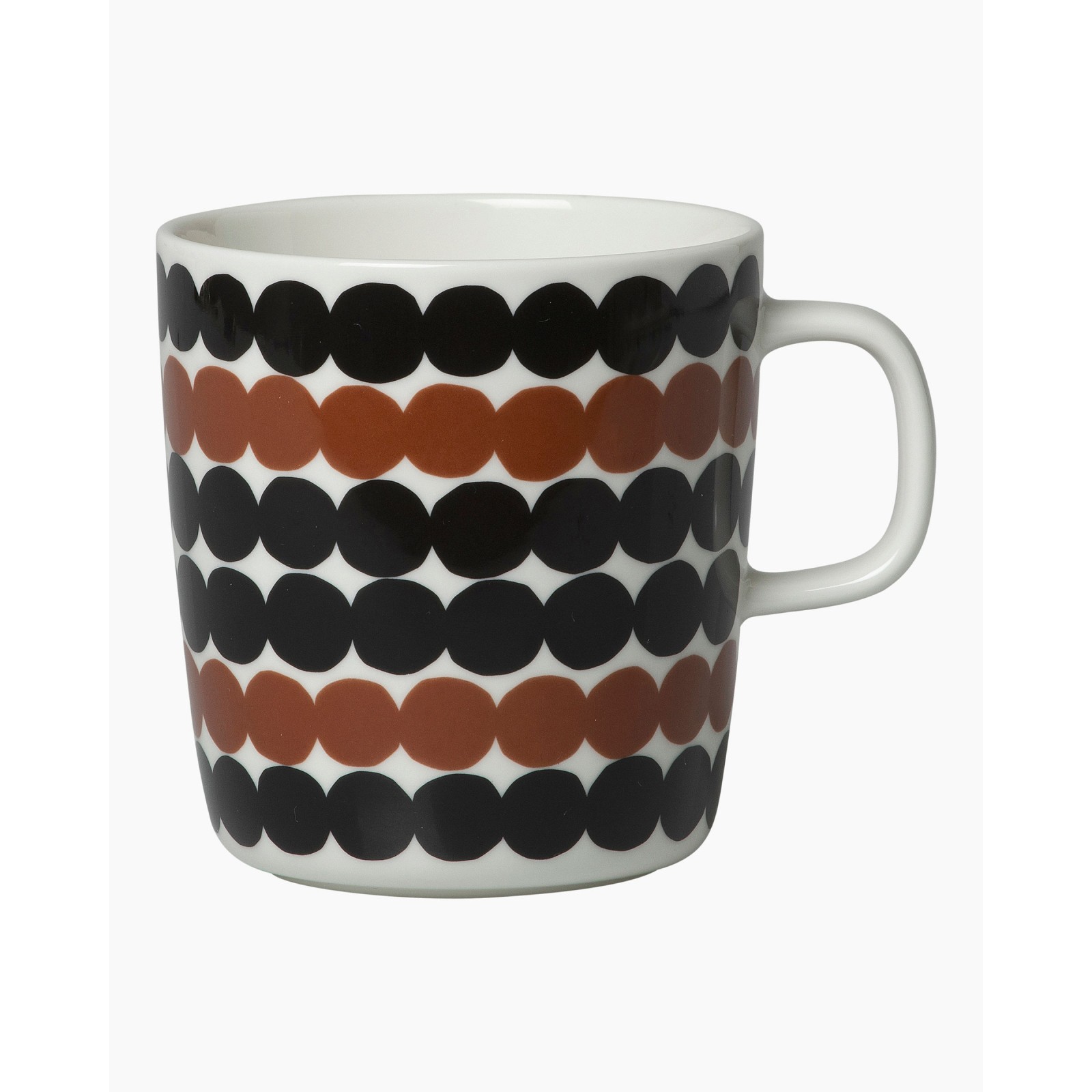 Rasymatto Mug 2,5dl black/brown