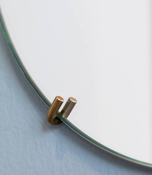 Moebe wall mirror brass 30cm