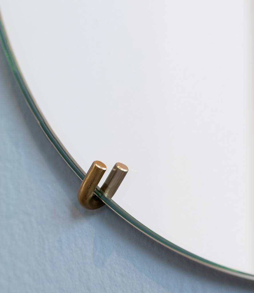 Moebe wall mirror brass 30cm