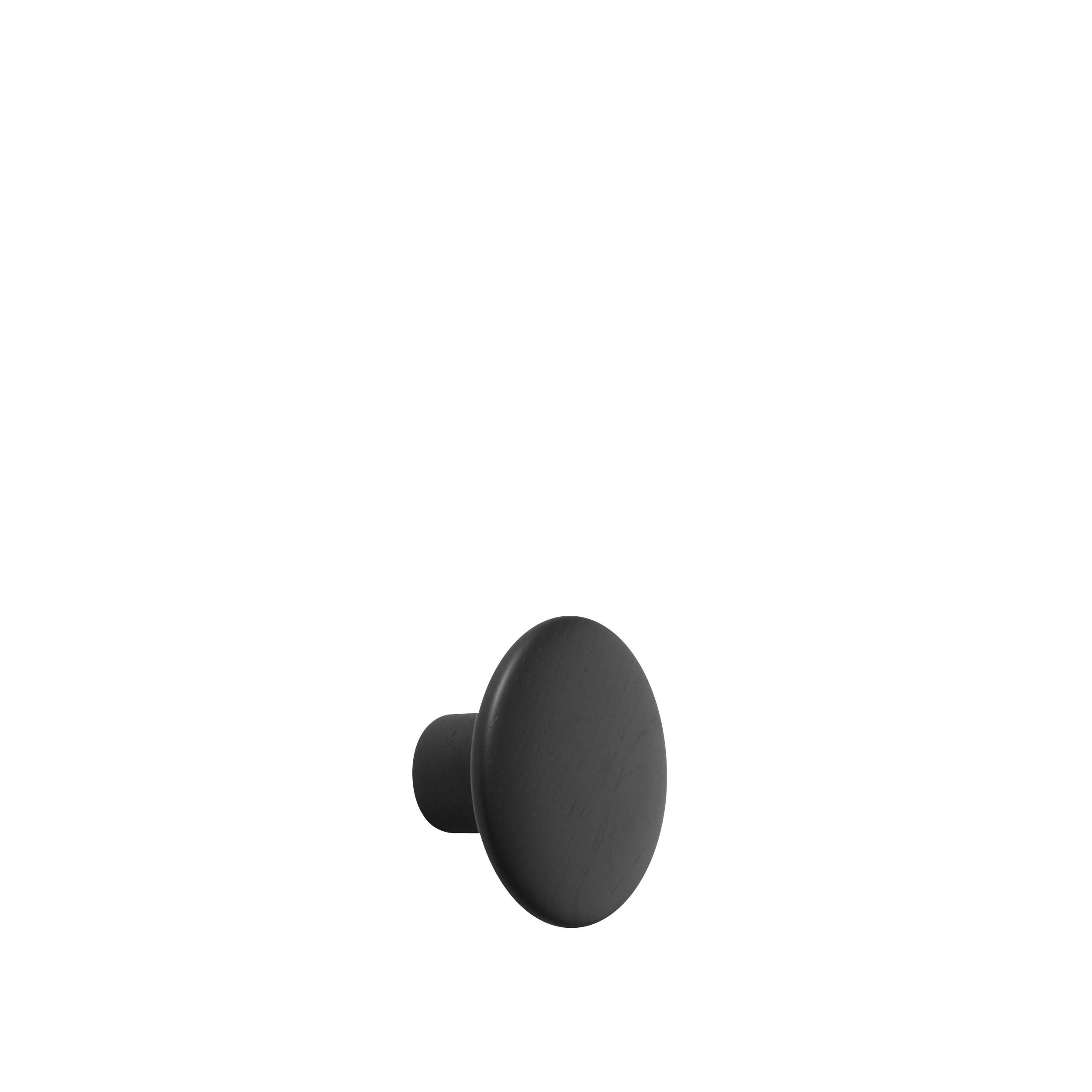Dot wood small Ø 9 cm black