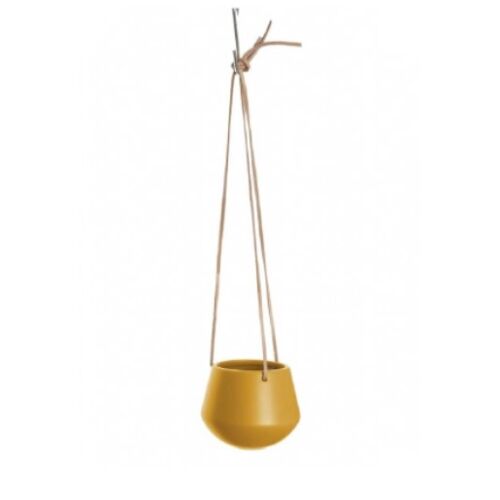 Hanging pot skittle small ochre