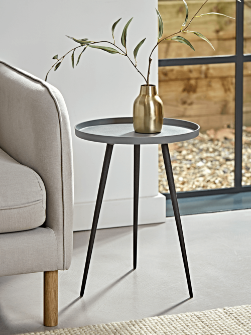 Side table nimble high grey