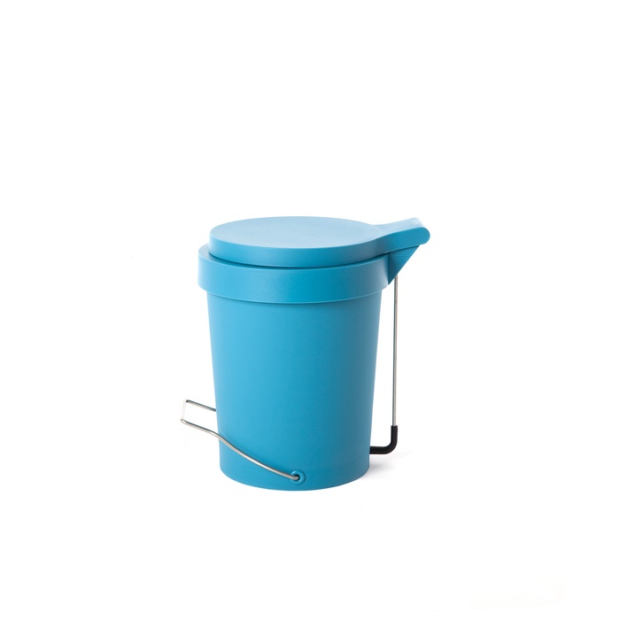 Trash can Tip 7 L. turquoise