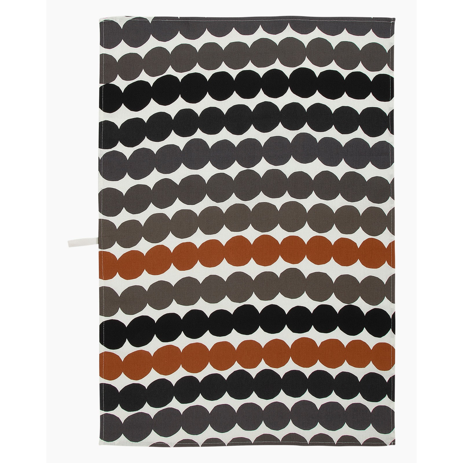 Marimekko Rasymatto Kitchen Towel Black/Grey/Brown