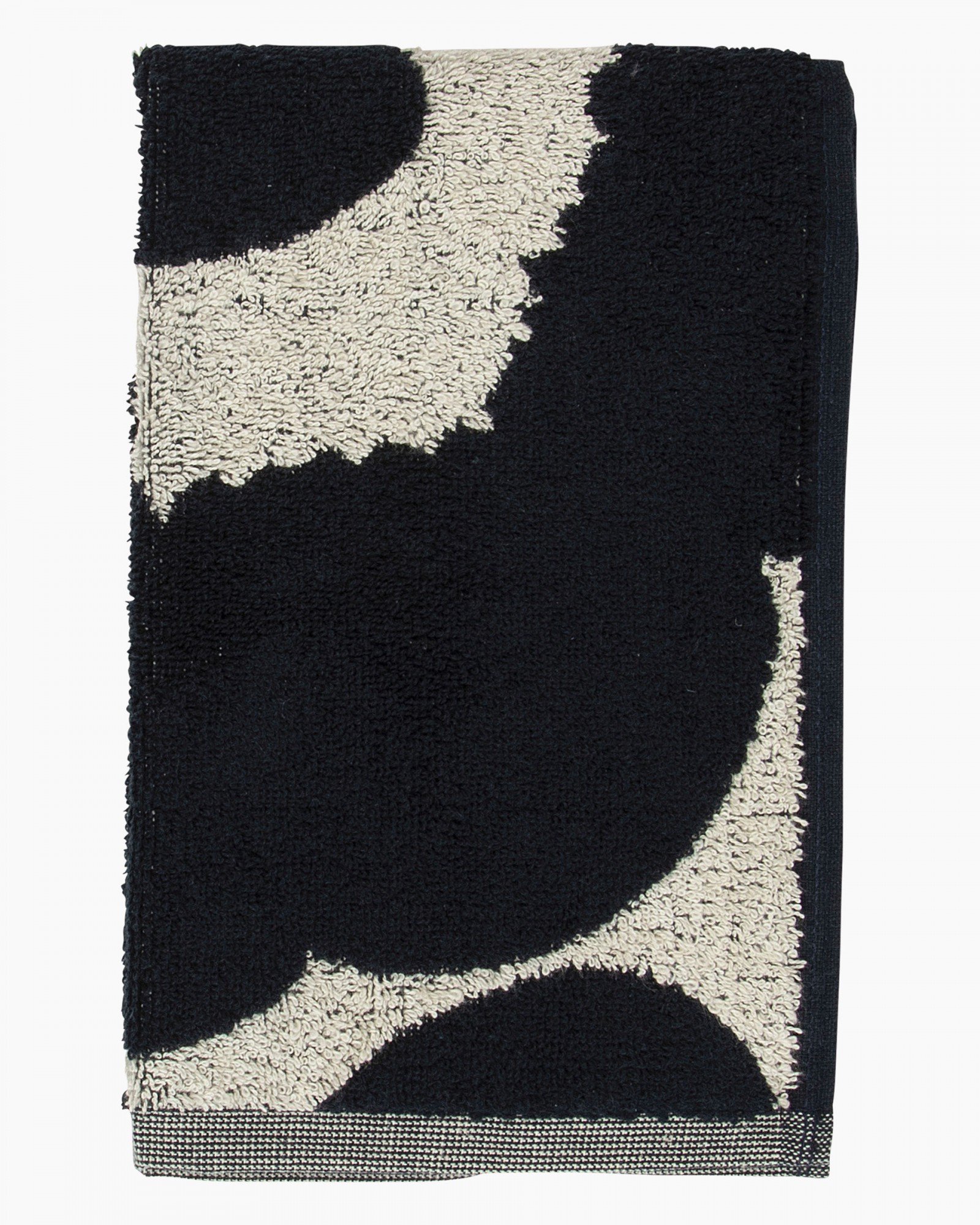 Marimekko Unikko Guest Towel 30x50 Dark Blue