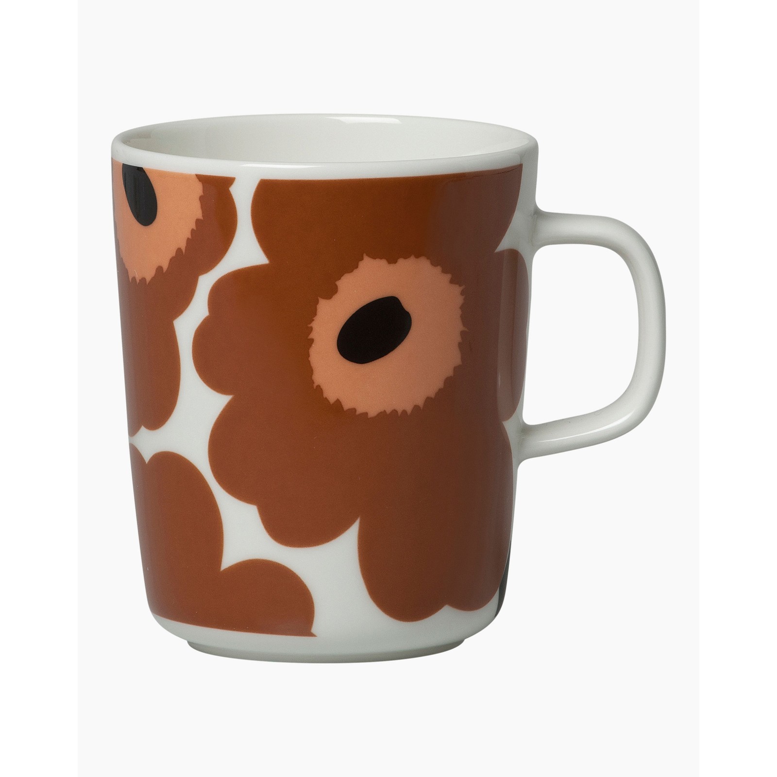 Unikko Mug 2,5dl brown/orange