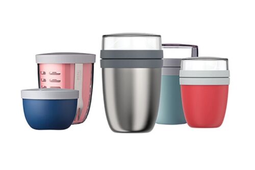 Lunchpot ellipse mini Nordic pink