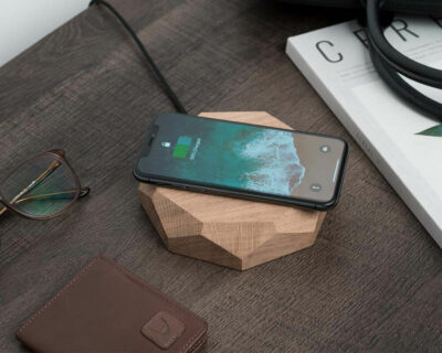 Wireless charger grafisch oak
