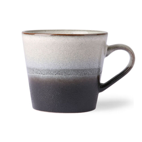 Ceramic 70's cappuccino mug rock