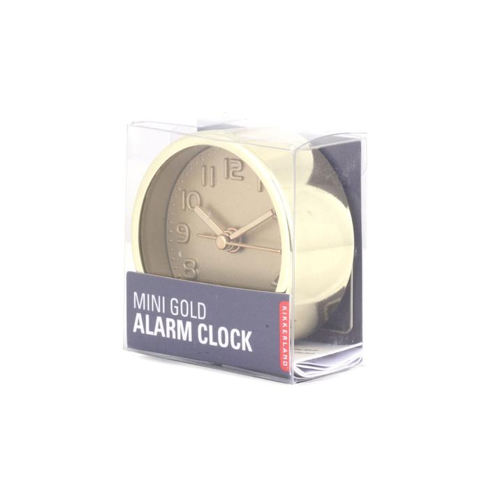Gold alarm clock