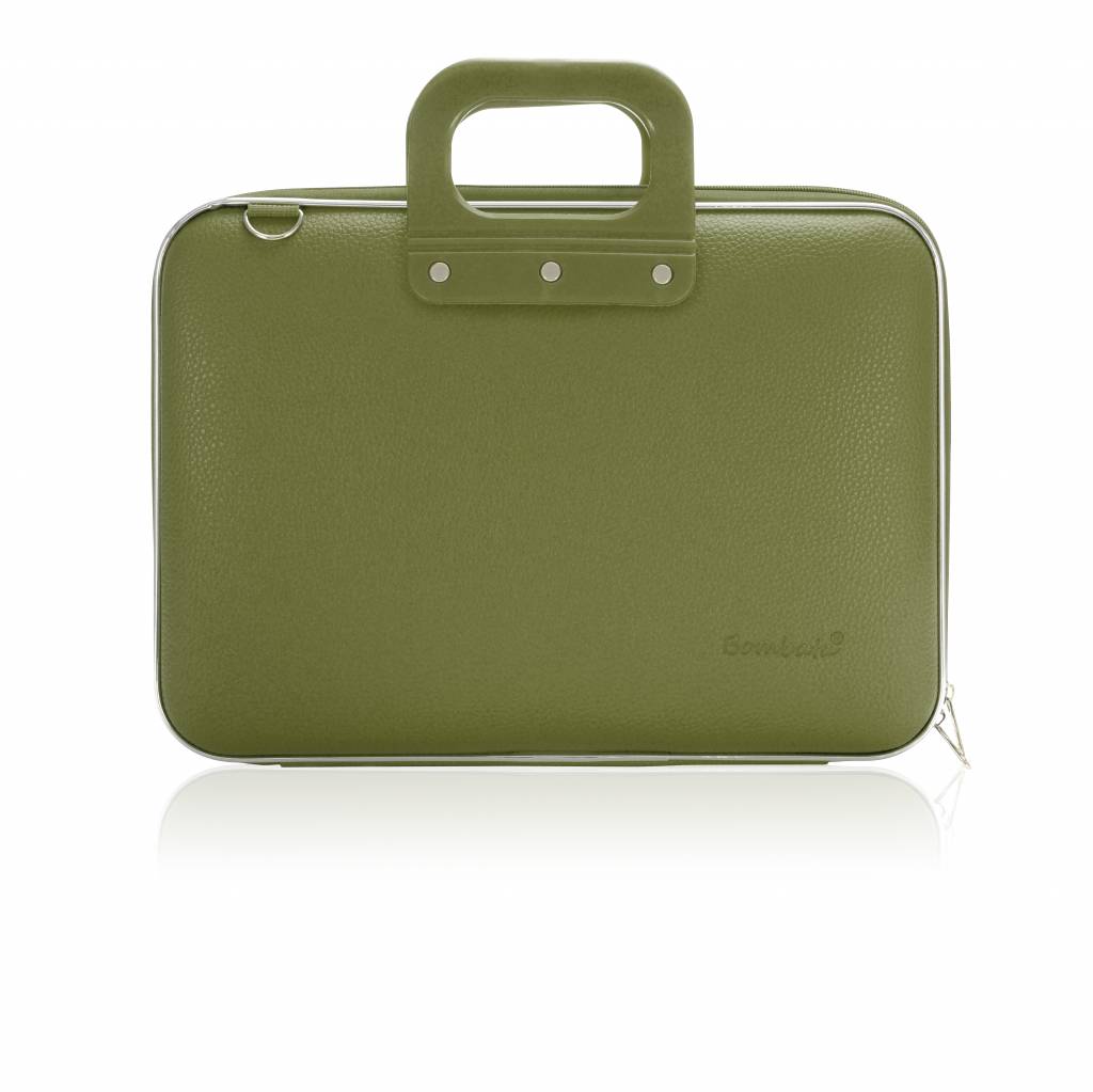 Laptop case 13 inch nylon green