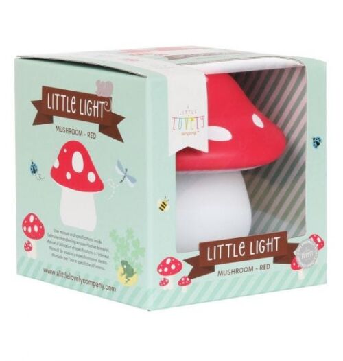 Mini mushroom light red