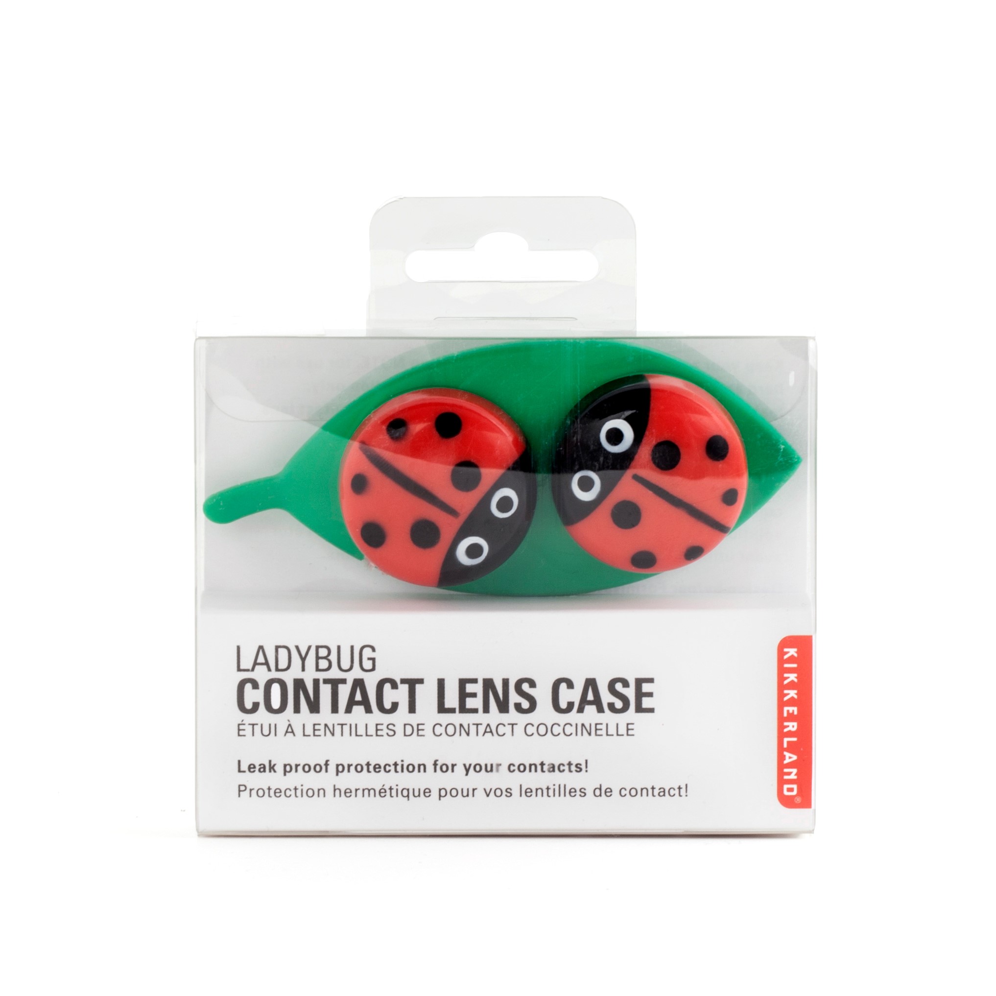 Contact lens case ladybug