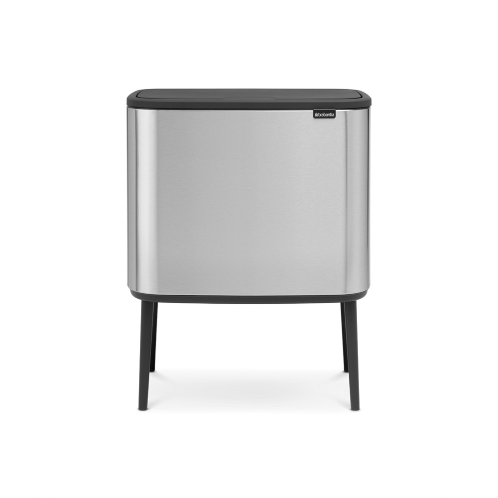Bo Touch Bin Afvalemmer High 36 Liter Matt Steel Fingerprint Proof
