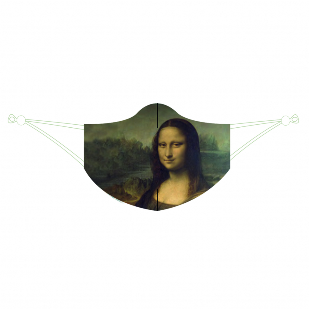 Mondkapje Leonardo Da Vinci – Mona Lisa