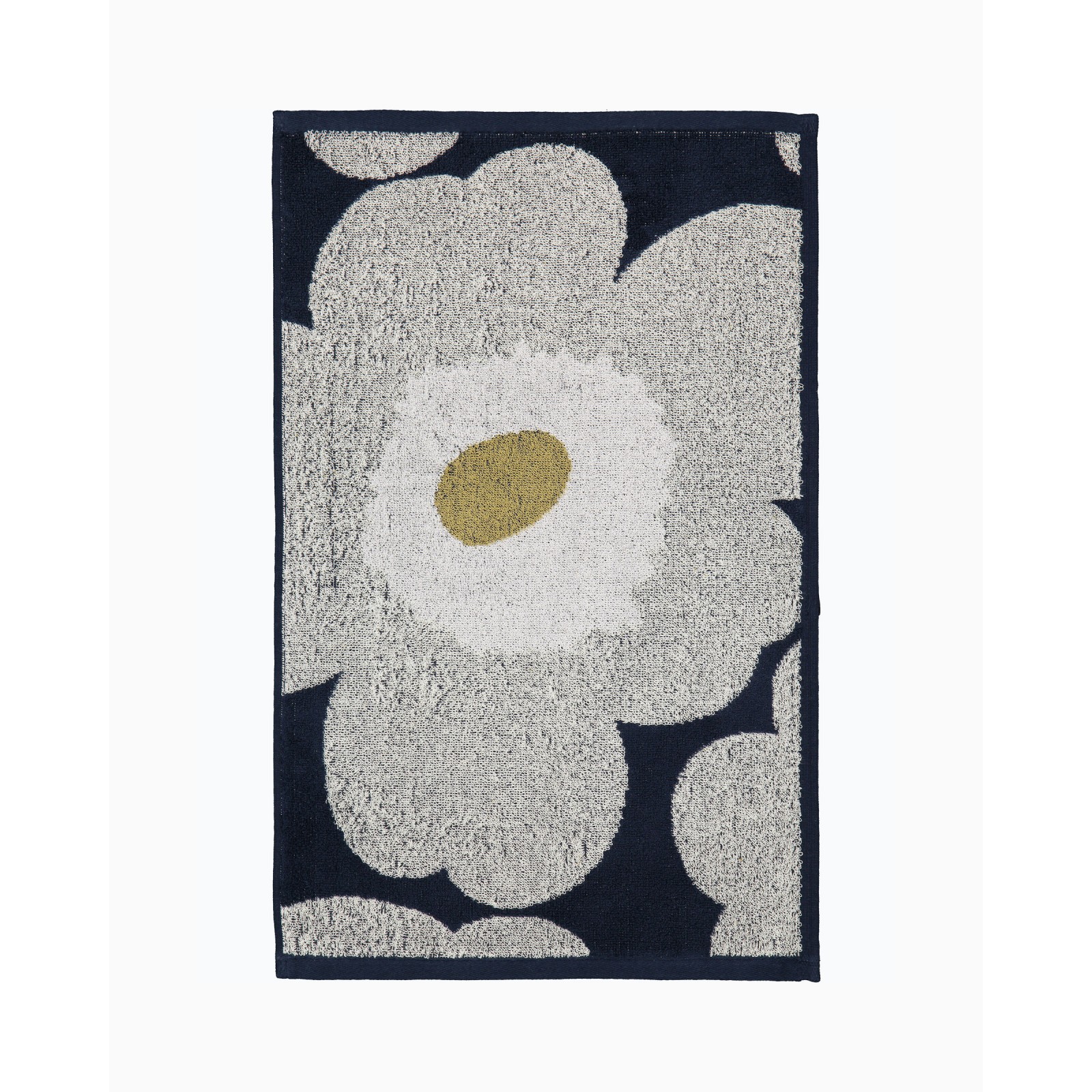 Marimekko Guest Towel Unikko Blue/Yellow Dot