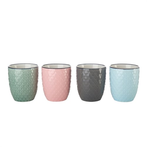 Cups colour scales grey