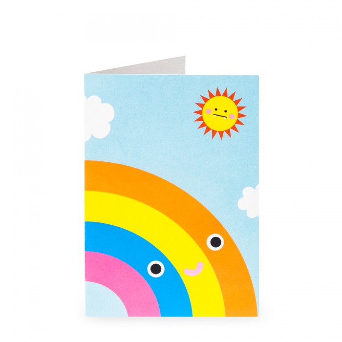 Greeting card rainbow