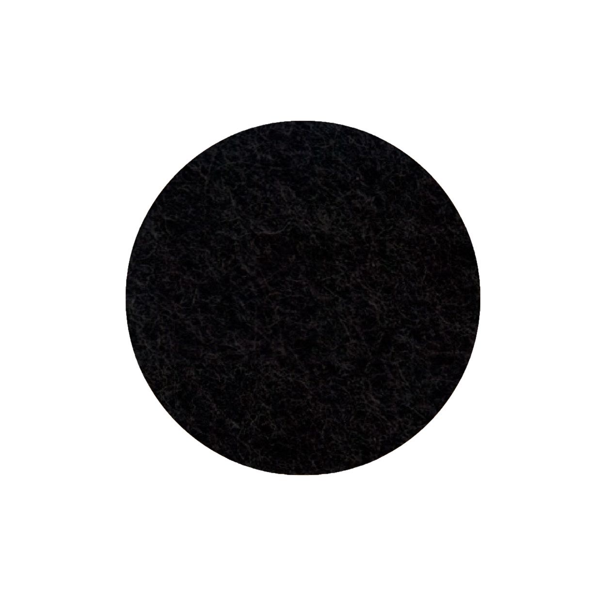 Onderzetter 16 cm black 02