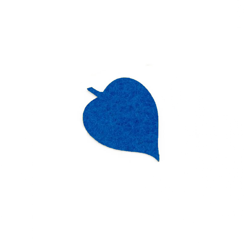 Onderzetter blad linden blue 10