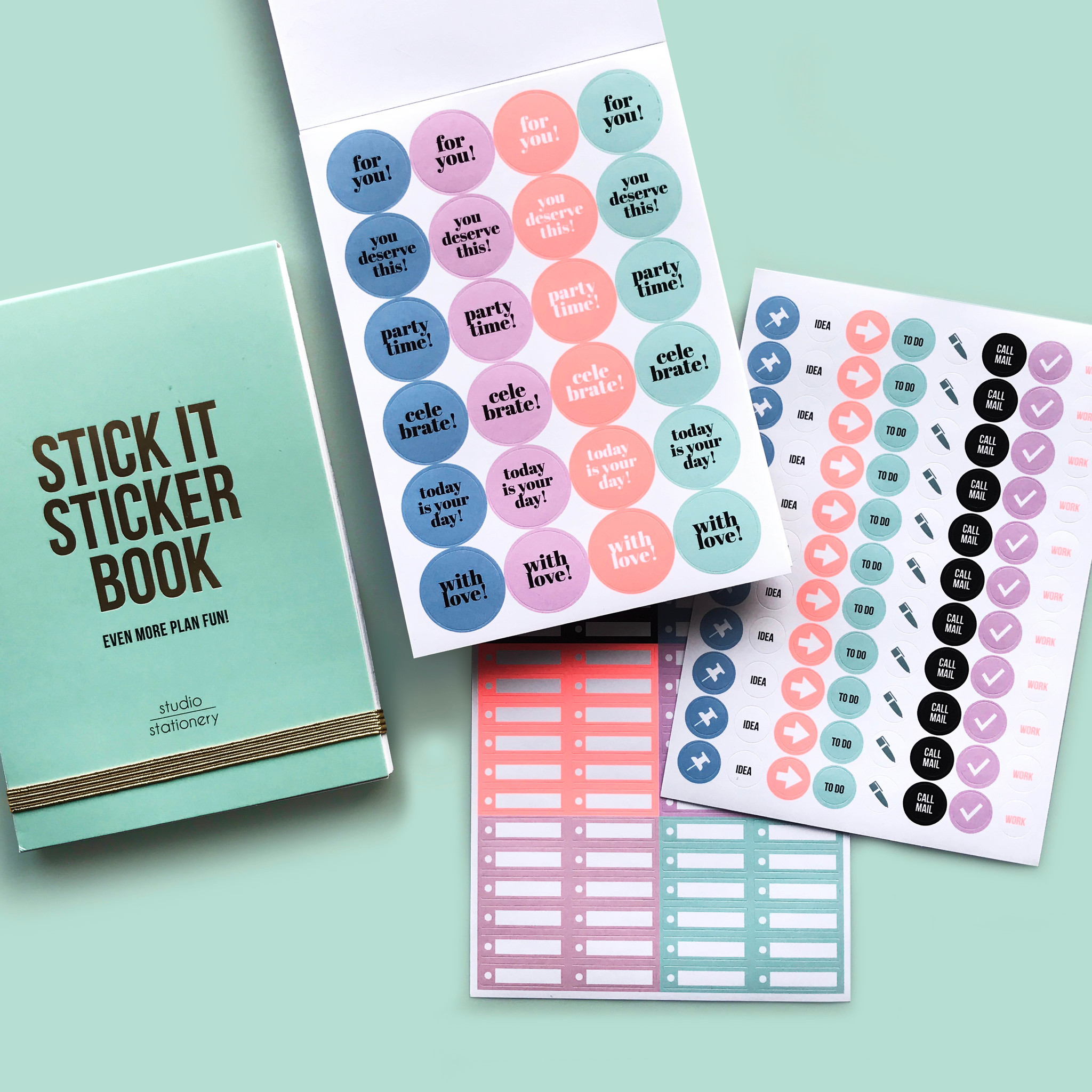 Stick it stickerbook pink