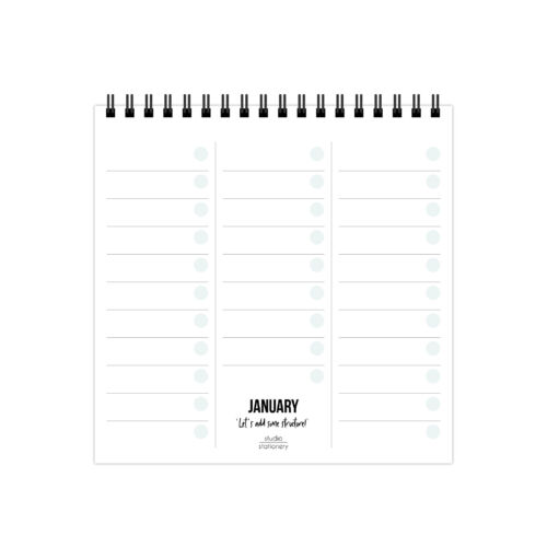 Monthly plan bureaukalender