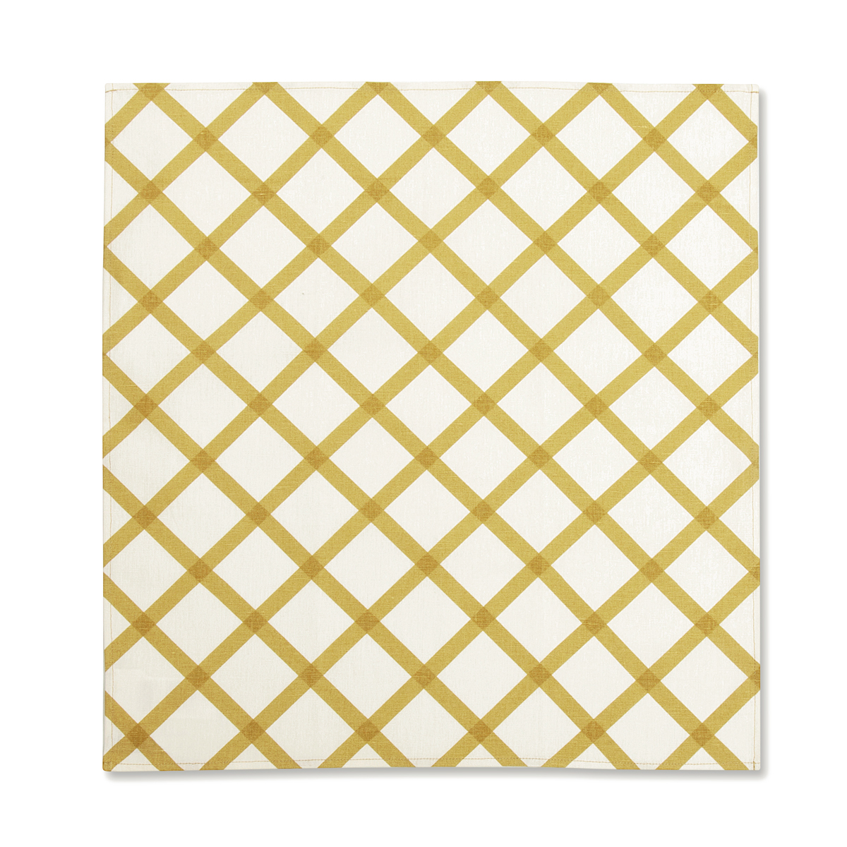 Quilt gold dinner napkin