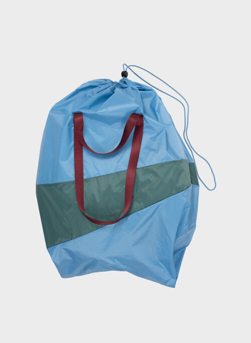 Trash bag sky blue & pine