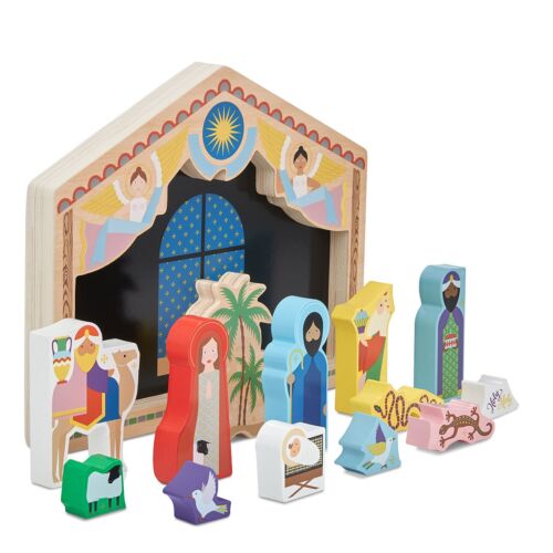 The crib nativity scene