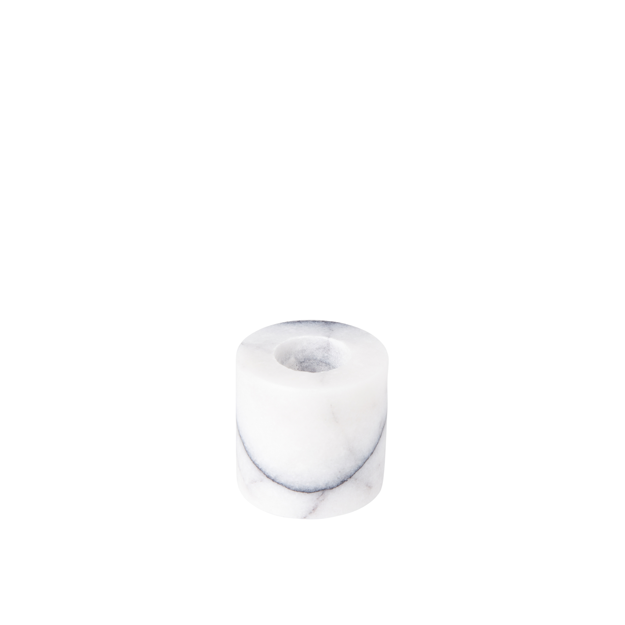 White marble candle holder s