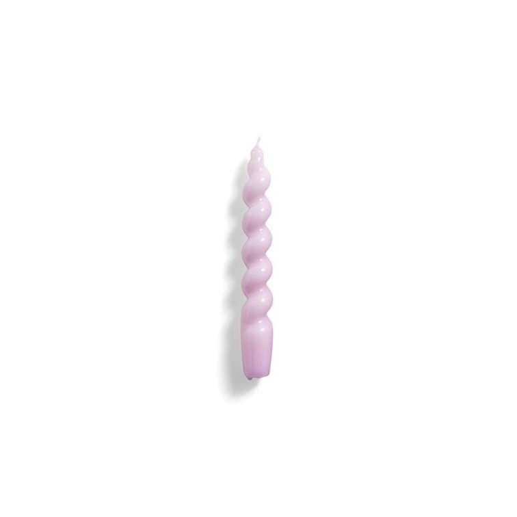 candle spiral lilac
