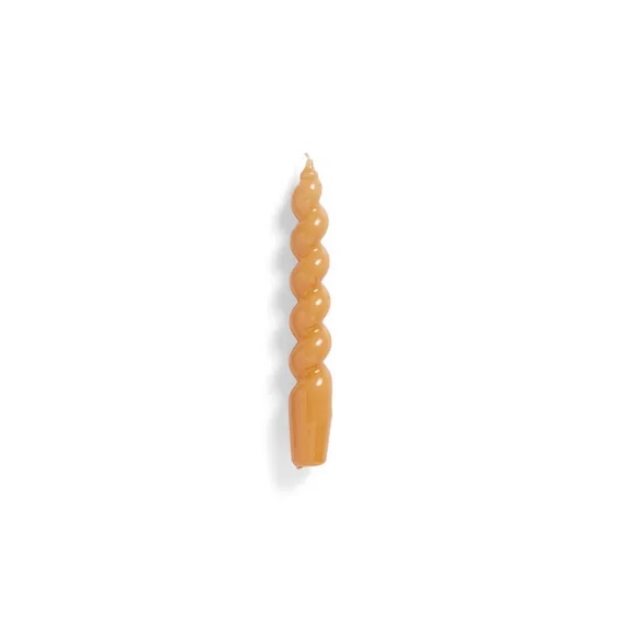 candle spiral tangerine