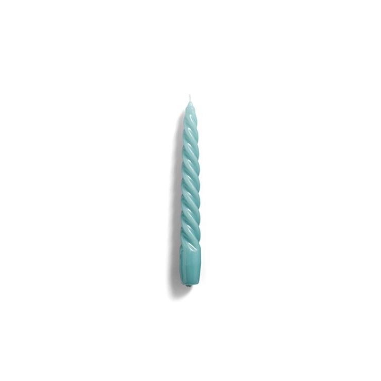candle twist teal