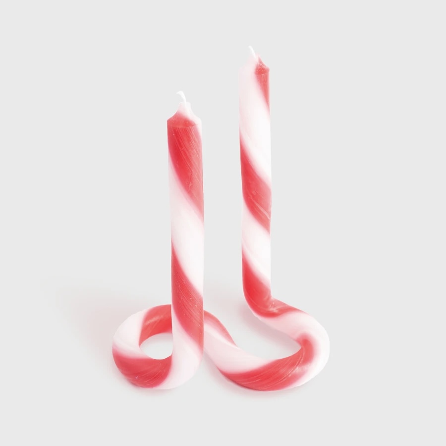 Lex Pott Twist candle candy cane
