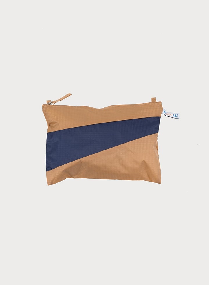 Pouch Camel & Navy M