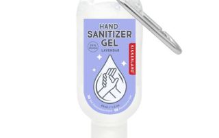 Hand sanitizer gel lavender