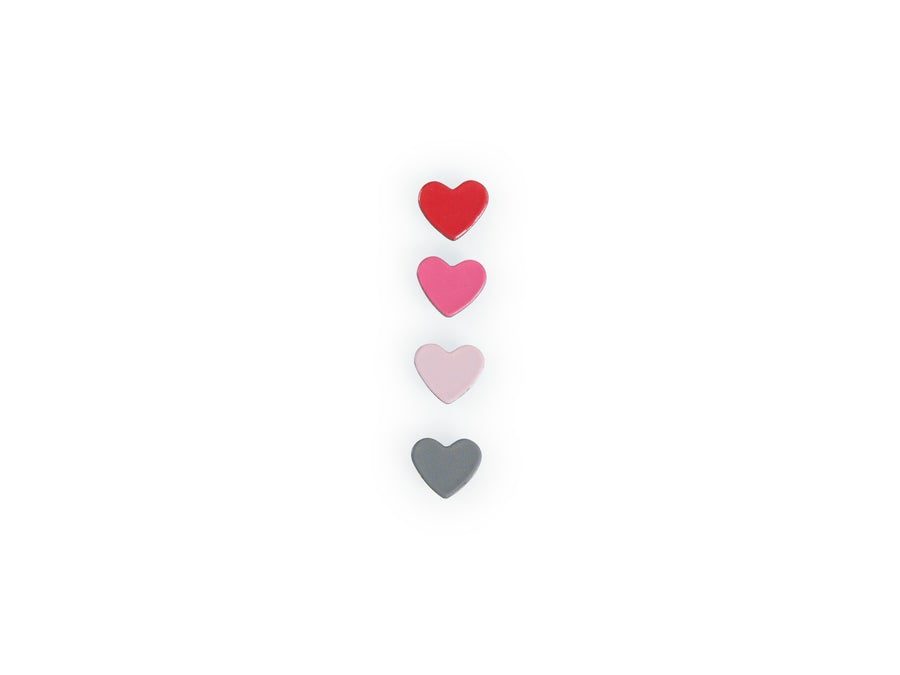 Confetti Magnet Heart (set of 40)