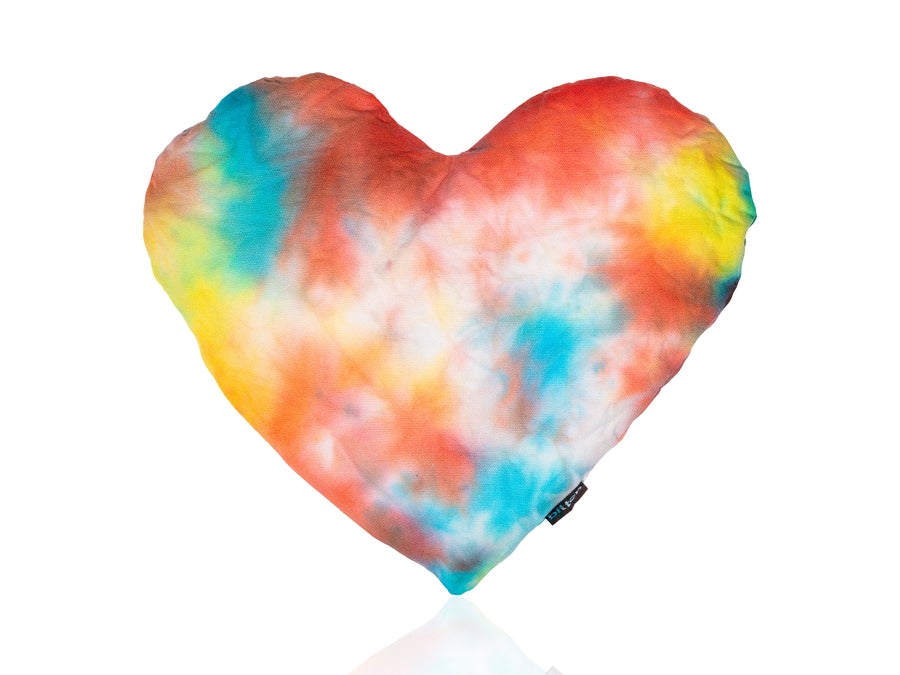 Huggable tie-dye heart
