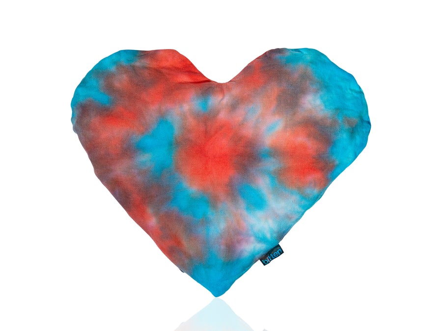 Huggable tie-dye heart