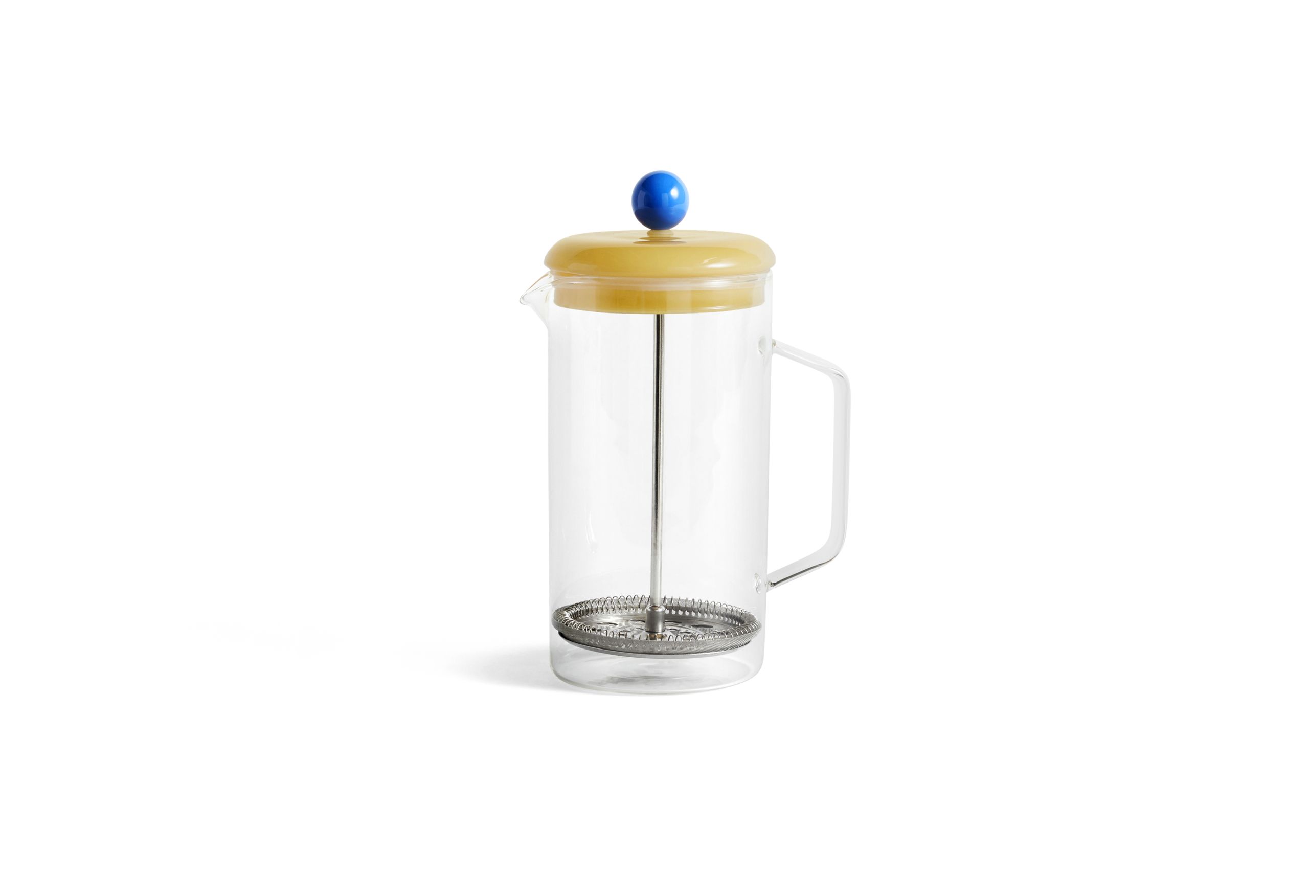 French press brewer 1L clear