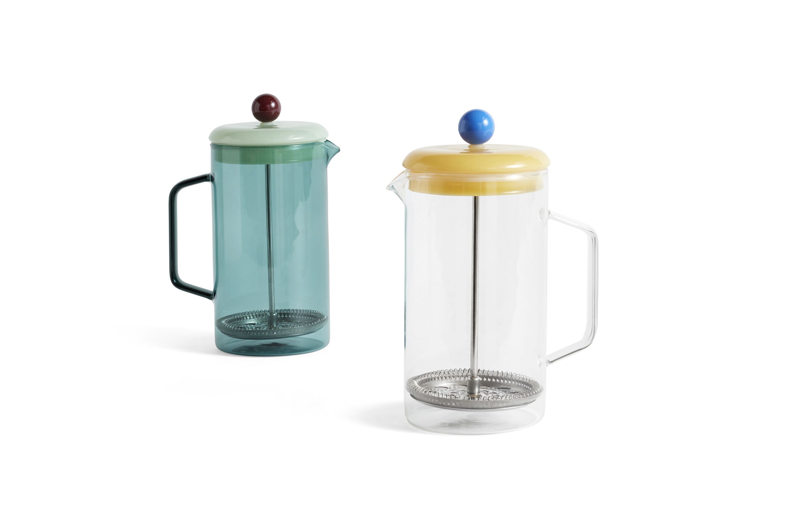 French press brewer 1L clear