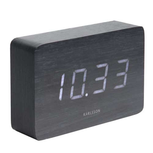 Alarm clock square black