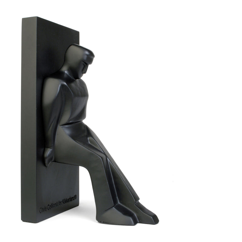 Bookends leaning man set of 2