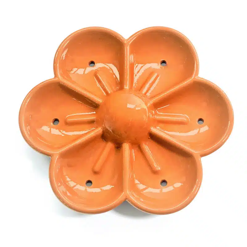 Terracotta birdfeeder