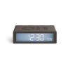 Flip travel alarm clock dark grey