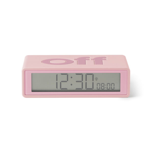 Flip alarm clock pink
