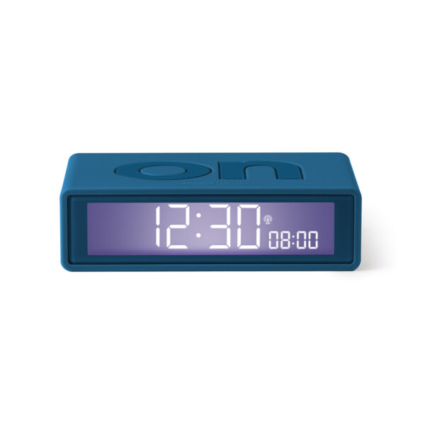 Flip alarm clock duck blue